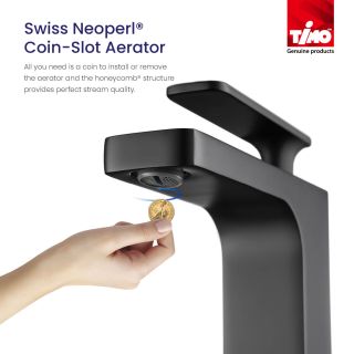 Смеситель для раковины Timo Torne 4311/03F чёрный